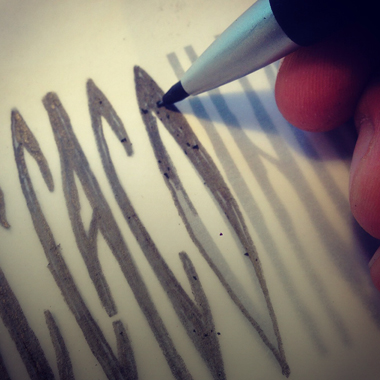 handlettered, lettering, greek lettering